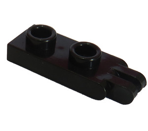 LEGO Black Hinge Plate 1 x 2 with 2 Fingers Hollow Studs (4276)