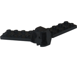 LEGO Black Hinge Plate 2 x 4 with Articulated Joint Assembly