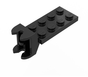 LEGO Black Hinge Plate 2 x 4 with Articulated Joint - Female (3640)