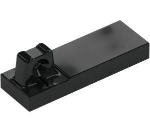 LEGO Negro Bisagra Plana 1 x 3 Cierre con Single Finger en Parte superior (44300 / 53941)