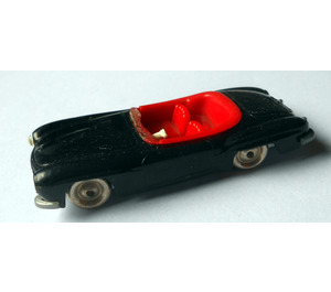 LEGO Black HO Mercedes 190SL with Red Interior