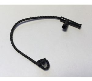 LEGO Black Hose Nozzle with 13L Black String (73180)