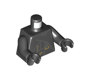 LEGO Schwarz Hylobon Rüstung Torso (973 / 76382)