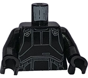 LEGO Black Imperial Death Trooper Minifig Torso (973 / 76382)