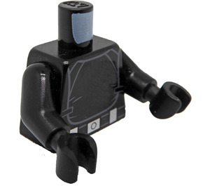 LEGO Zwart Imperial Gunner met Minifig Torso (973 / 76382)