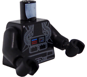 LEGO Black Imperial V-wing Pilot Torso (973 / 76382)