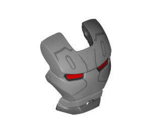 LEGO Black Iron Man Visor with War Machine Mask (26222 / 37199)