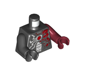 LEGO Negro Iron Venom Minifigura Torso (973 / 76382)