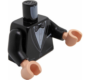 LEGO Noir James Bond Minifigurine Torse (973 / 76382)