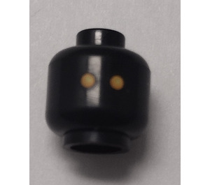 LEGO Black Jawa Head (Safety Stud) (3626)