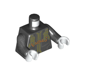 LEGO Black Jet Jack Minifig Torso (973 / 76382)