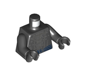 LEGO Negro Selvático Garmadon Minifigura Torso (973 / 76382)