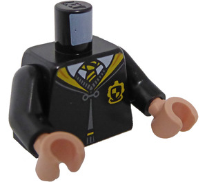 LEGO Negro Justin Finch-Fletchley Minifigura Torso (973 / 76382)