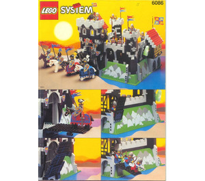 LEGO Zwart Knight's Castle 6086