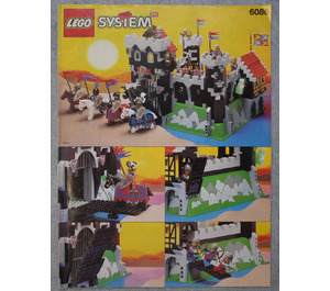 LEGO Zwart Knight's Castle 6086 Instructions