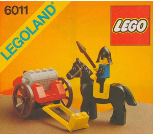 LEGO Zwart Knight's Treasure 6011
