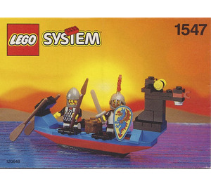 LEGO Schwarz Knights Boat 1547