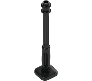 LEGO Black Lamp Post 2 x 2 x 7 with 4 Base Grooves (11062)