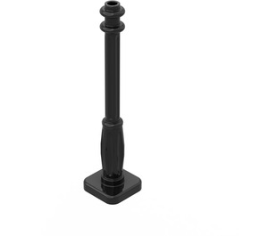 LEGO Black Lamp Post 2 x 2 x 7 with 6 Base Grooves (2039)