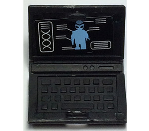 LEGO Noir Portable avec Alien Autocollant (62698)