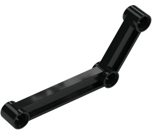 LEGO Black Link 1 x 9 Bent with Three Holes (28978 / 64451)