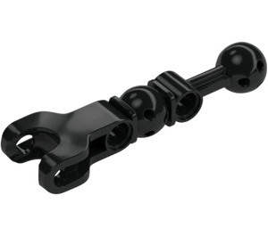 LEGO Black Long Ball Joint with Ball Socket and Beam (90607)