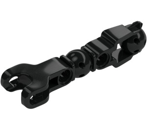 LEGO Black Long Ball Joint with Ball Socket and Beam (90615)