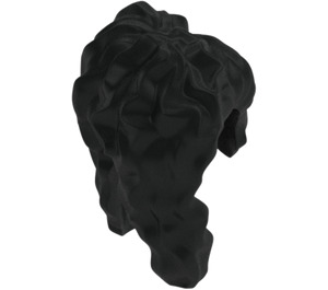 LEGO Noir Cheveux Longs that Partly Covers Face (92082)