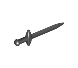 LEGO Black Long Sword with Thick Crossguard (18031)