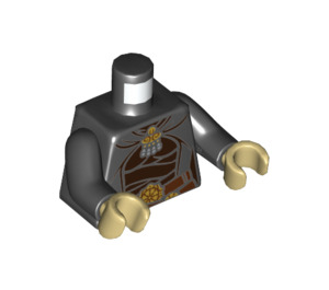 LEGO Black Luminara Unduli with Cape Minifig Torso (973 / 76382)