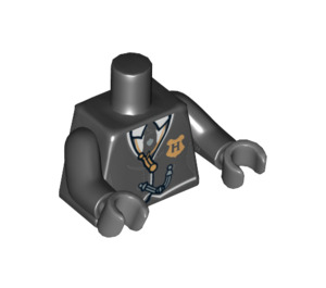 LEGO Schwarz Madame Hooch Torso (973 / 76382)