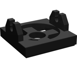 LEGO Black Magnet Holder Tile 2 x 2 (Undetermined)