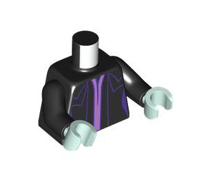 LEGO Black Maleficent Minifig Torso (973 / 76382)