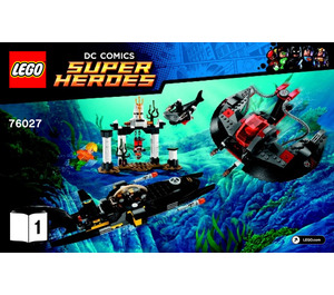 LEGO Schwarz Manta Deep Sea Strike 76027 Instructions