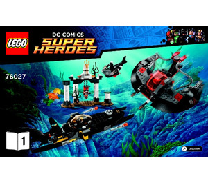 LEGO Black Manta Deep Sea Strike Set 76027 Instructions