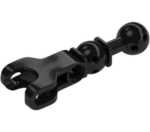 LEGO Black Medium Ball Joint with Ball Socket and Beam (90608)