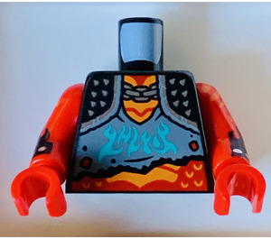 LEGO Schwarz Metal Drachen Torso (973)