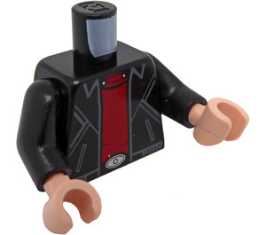 LEGO Schwarz Michael Knight Minifig Torso (973 / 76382)