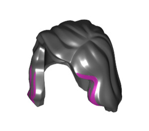 레고 검은색 중간 길이의 머리카락 측면 이별과 함께 ~와 함께 보라 Lines (33370 / 85974)