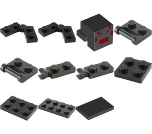 LEGO Noir Minecraft Araignée