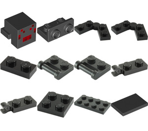 LEGO Noir Minecraft Araignée avec Support for Jockey