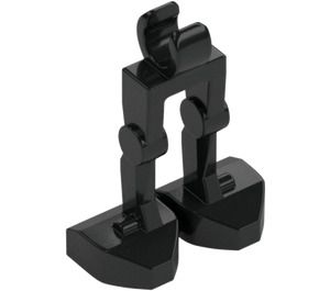 LEGO Black Minifig Mechanical Legs (30376 / 49713)