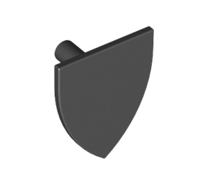 LEGO Black Minifig Shield Triangular (3846)