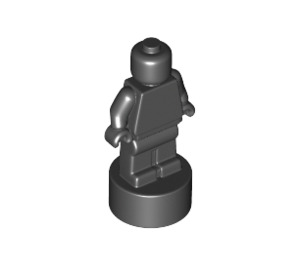 LEGO Zwart Minifig Statuette (53017 / 90398)