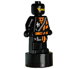 LEGO Black Minifig Statuette with Crystalized Cole (12685)