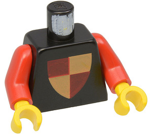 LEGO Czarny Minifigurka Tułów (973)