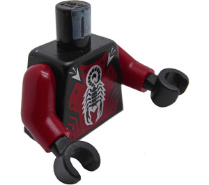 LEGO Zwart Minifiguur Torso (973 / 73403)