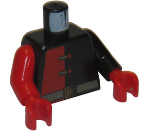 LEGO Zwart Minifiguur Torso (973 / 73403)