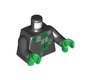 LEGO Svart Minifigur Kropp (973 / 76382)