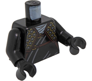 LEGO Czarny Minifigurka Tułów (973 / 76382)